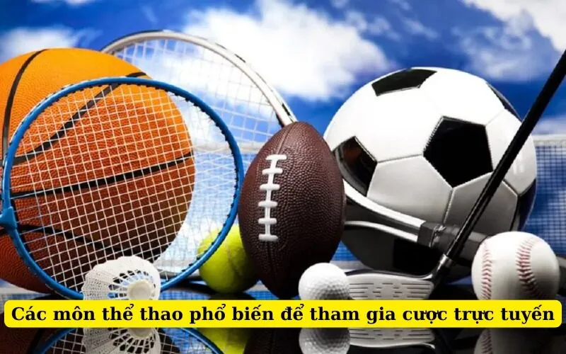 Các môn thể thao phổ biến để tham gia cược trực tuyến