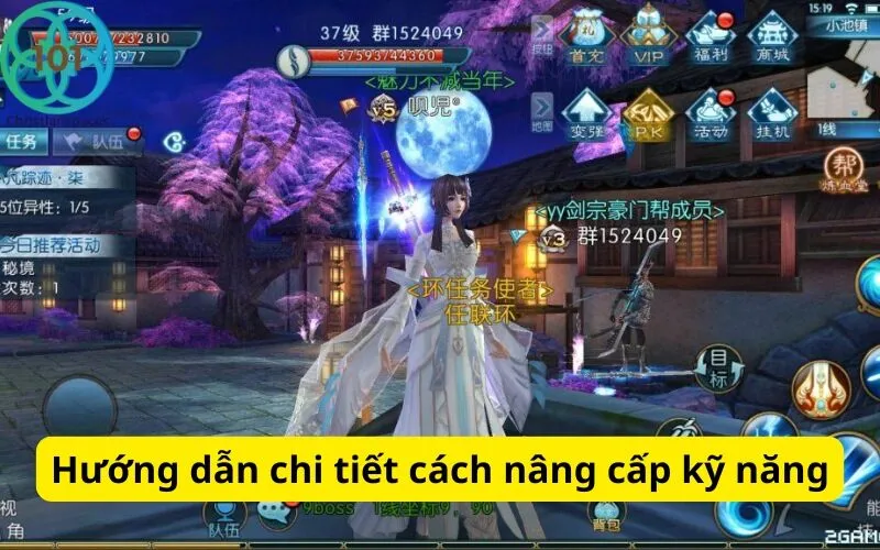 Hướng dẫn chi tiết cách nâng cấp kỹ năng